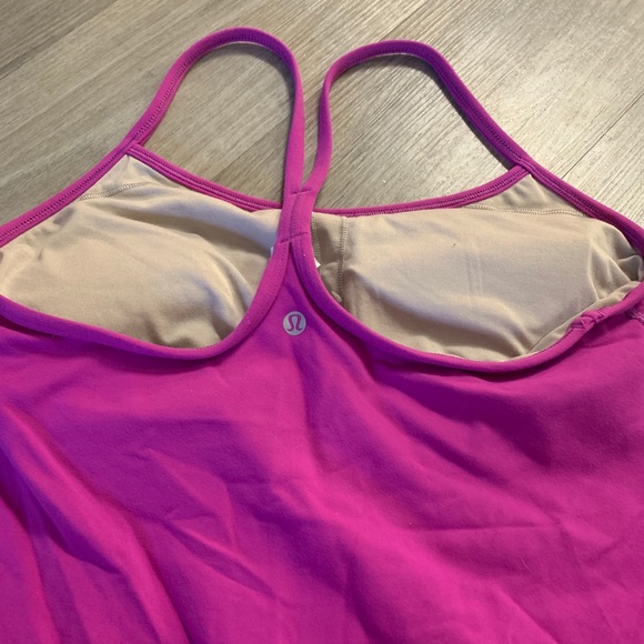 Purple lulu lemon built in bra tank - Picture 1 of 3